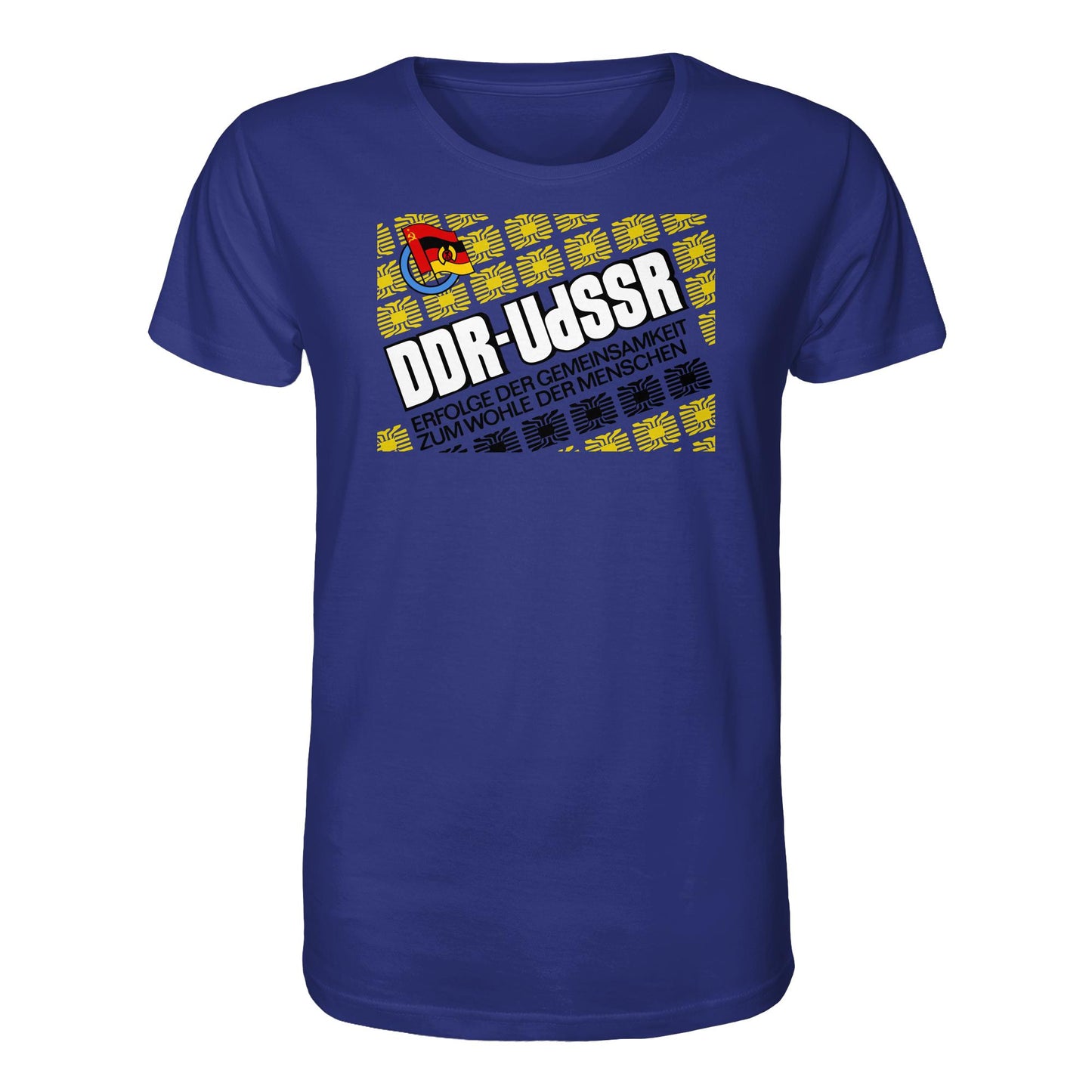 DDR Ostalgie Bio-Shirt Unisex • DDR - UDSSR: ERFOLGE DER GEMEINSAMKEIT