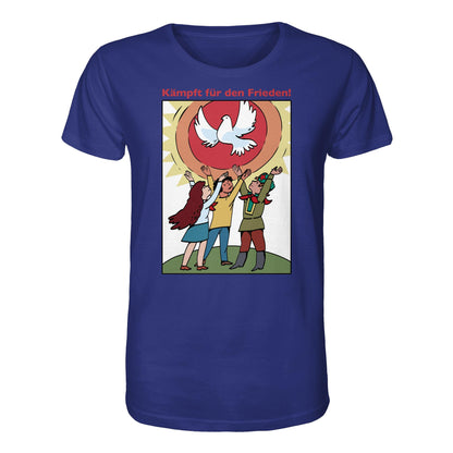 ORGANIC BIO SHIRT UNISEX • KÄMPFT FÜR DEN FRIEDEN! (DDR-ORIGINAL-PLAKAT)