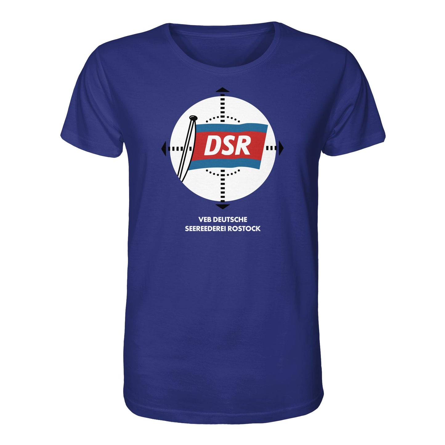 DDR Ostalgie Bio-Shirt Unisex • DSR - VEB DEUTSCHE SEEREEDEREI ROSTOCK