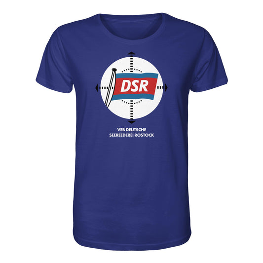 DDR Ostalgie Bio-Shirt Unisex • DSR - VEB DEUTSCHE SEEREEDEREI ROSTOCK