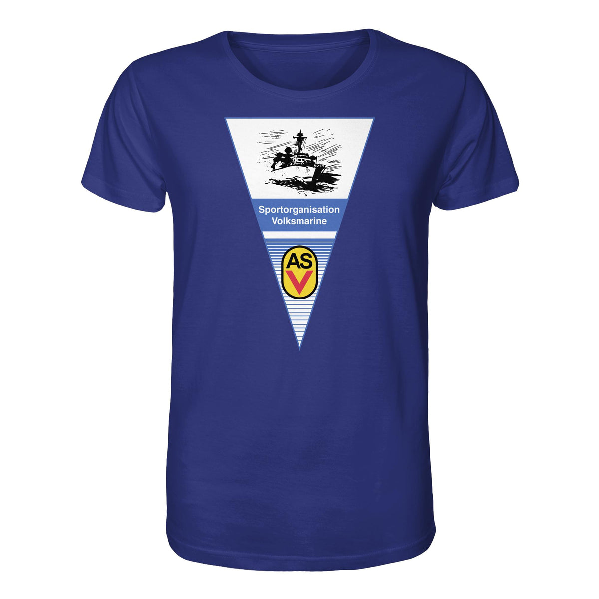 DDR Ostalgie Bio-Shirt Unisex •  ASV SPORTORGANISATION VOLKSMARINE