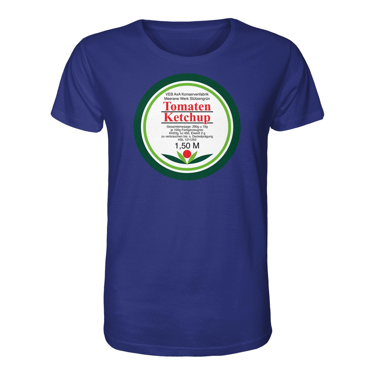 DDR Ostalgie Bio-Shirt Unisex • VEB AXA KONSERVEN MEERANE - TOMATEN-KETCHUP