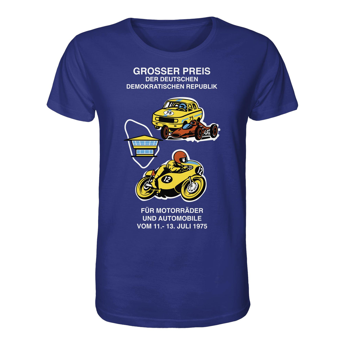 DDR Ostalgie Bio-Shirt Unisex • GROSSER PREIS DER DDR 1975