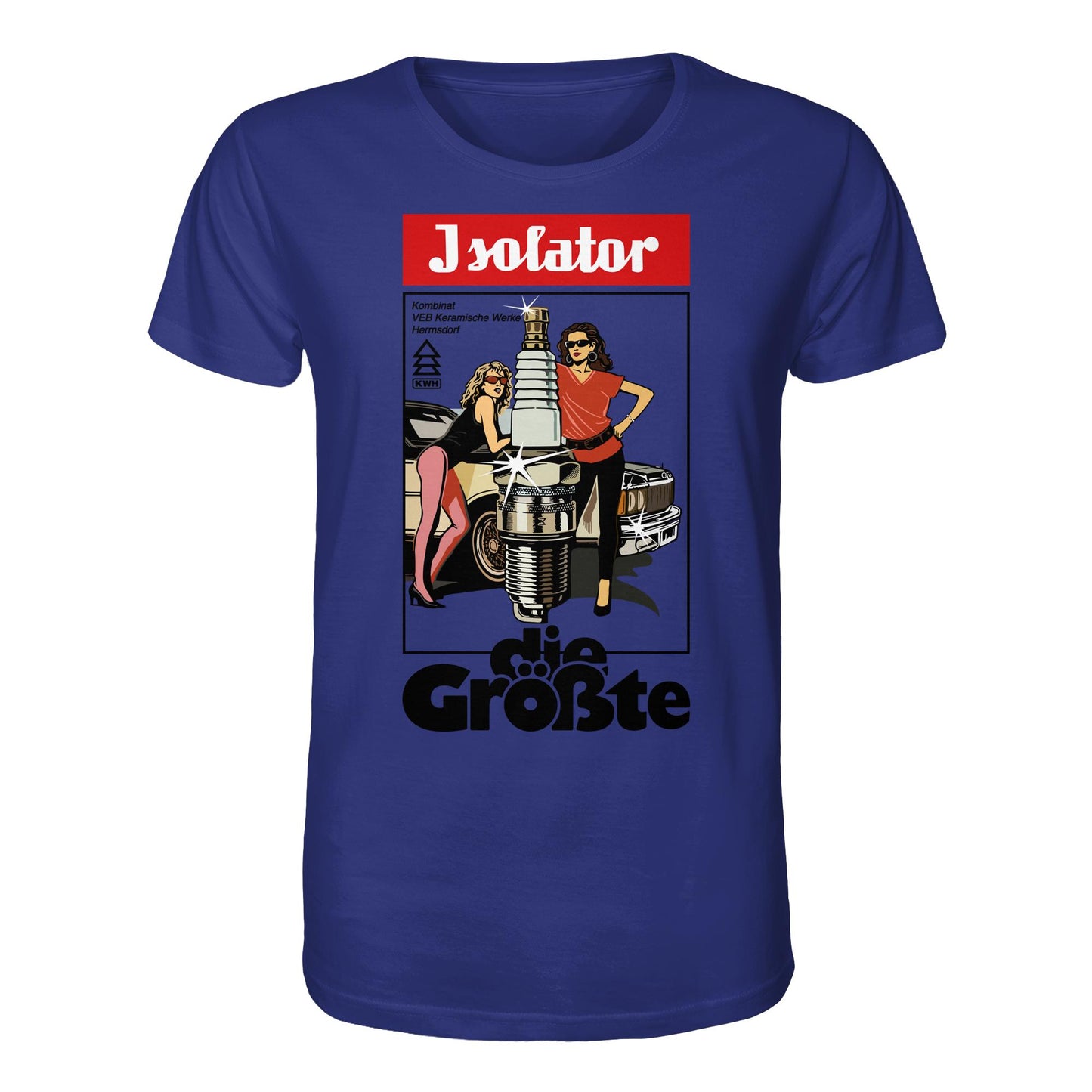 DDR Ostalgie Bio-Shirt Unisex • ISOLATOR - DIE GRÖSSTE (ORIGINAL POSTER)
