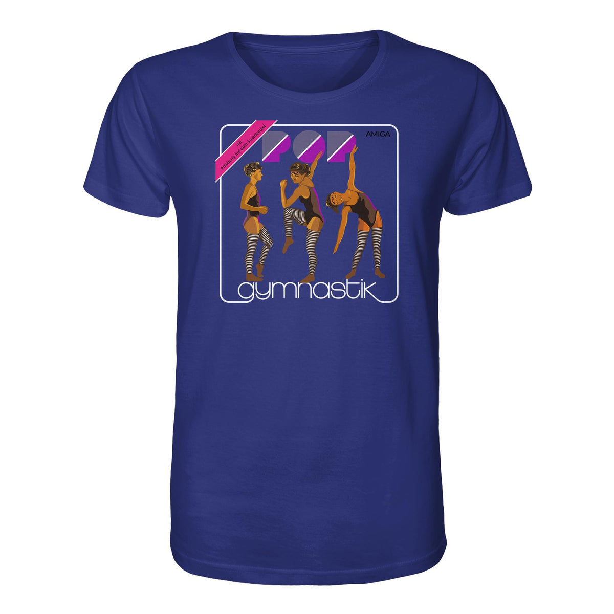 DDR Ostalgie Bio-Shirt Unisex • AMIGA POP-GYMNASTIK (ORIGINAL PLATTENCOVER)