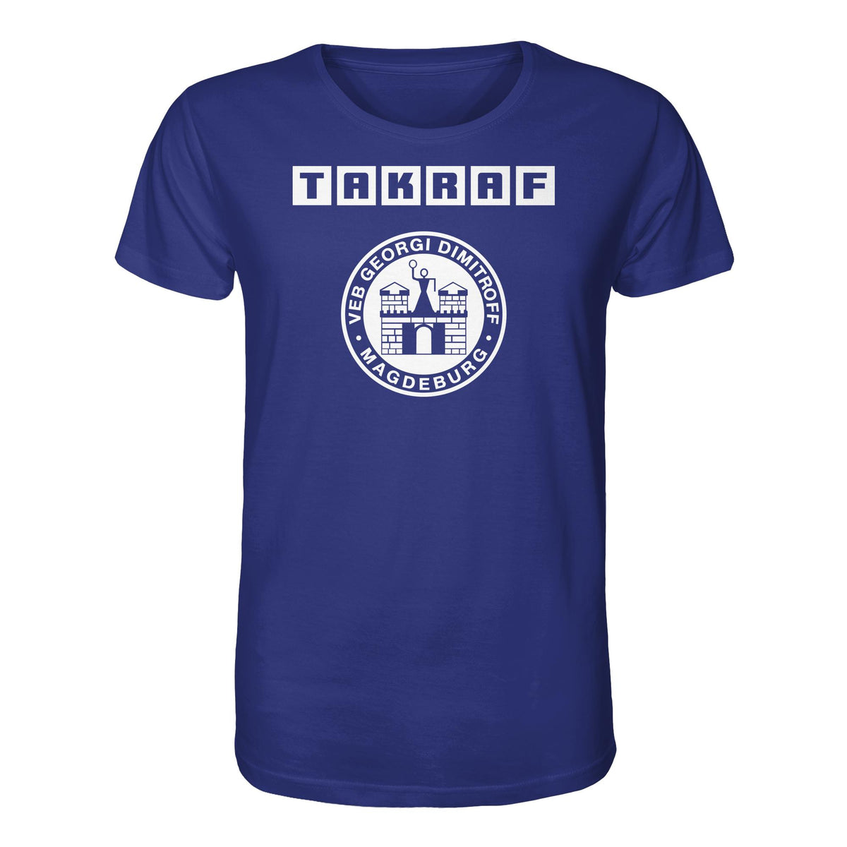DDR Ostalgie Bio-Shirt Unisex • TAKRAF - VEB GEORGI DIMITROFF MAGDEBURG