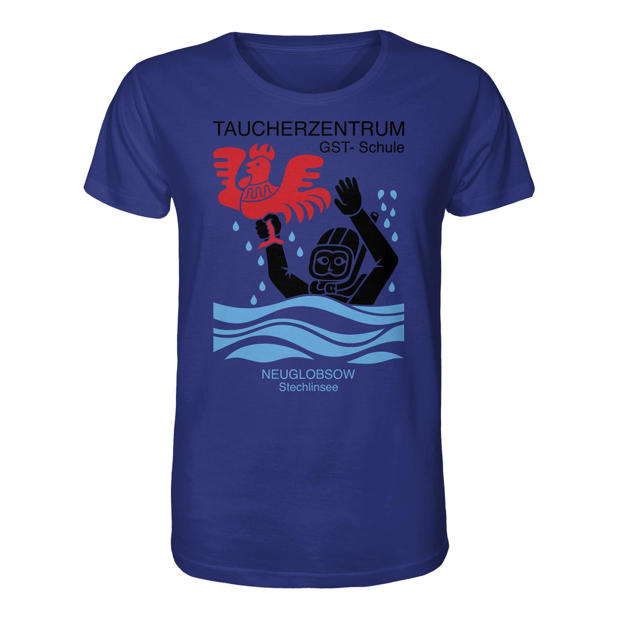 DDR Ostalgie Bio-Shirt Unisex • GST-TAUCHSCHULE NEUGLOBSOW STECHLINSEE