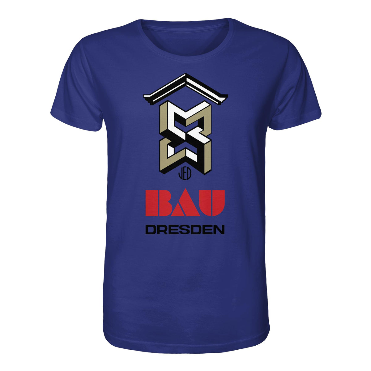 DDR Ostalgie Bio-Shirt Unisex • VEB BAU DRESDEN