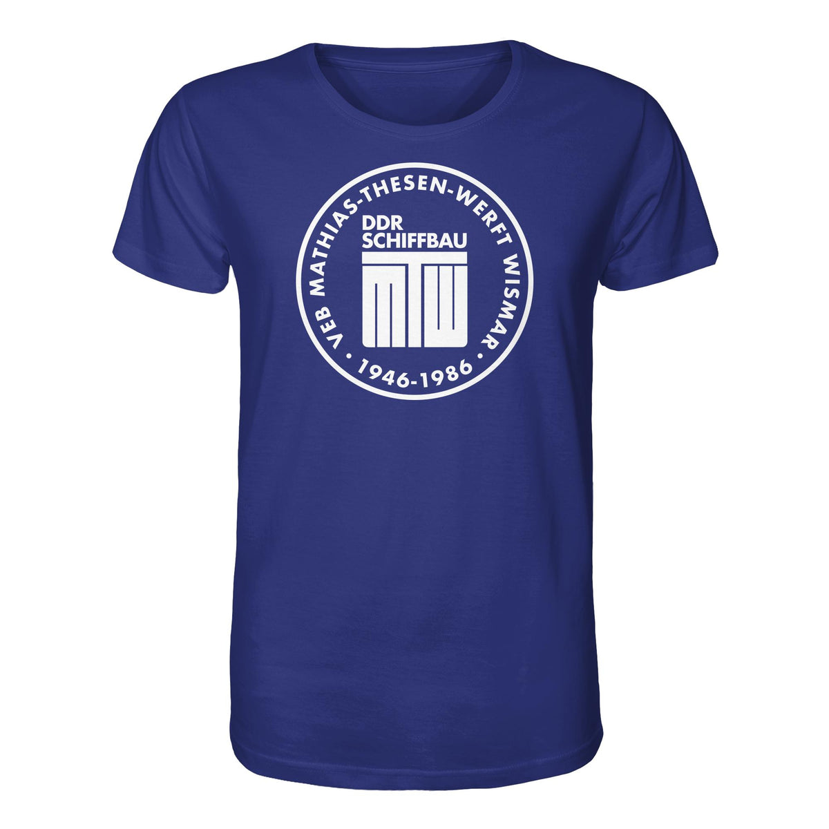 DDR Ostalgie Bio-Shirt Unisex • MATHIAS-THESEN-WERFT WISMAR