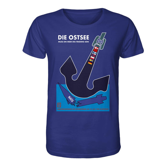 DDR Ostalgie Bio-Shirt Unisex • DIE OSTSEE MUSS EIN MEER DES FRIEDENS SEIN, ARBEITERKONFERENZ 1958