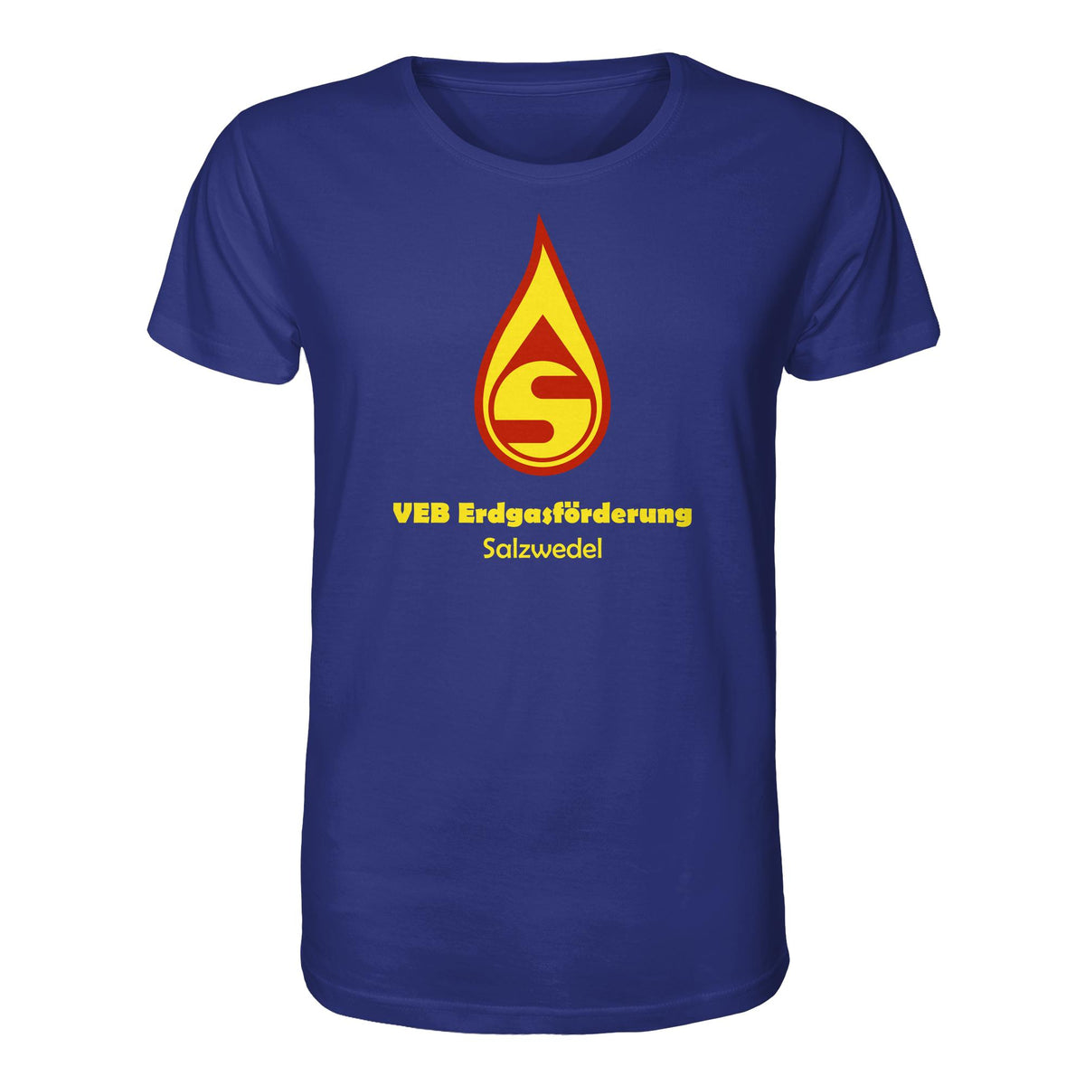 DDR Ostalgie Bio-Shirt Unisex • VEB ERDGASFÖRDERUNG SALZWEDEL