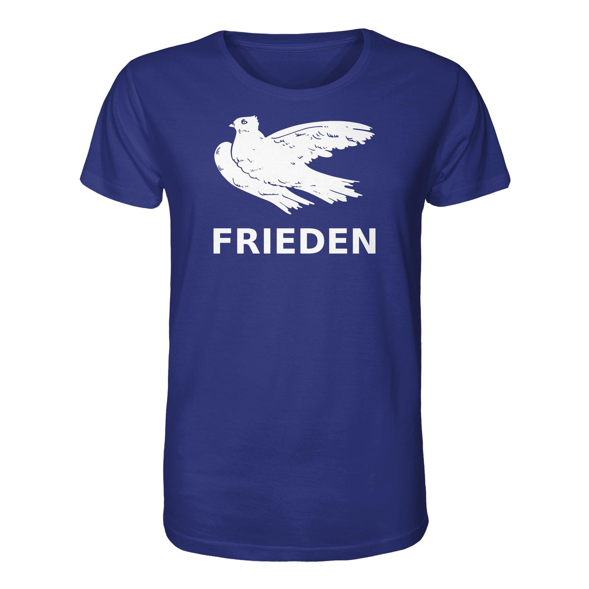 DDR Ostalgie Bio-Shirt Unisex • FRIEDEN (MOTIV ORIGINAL ANSTECKPIN)