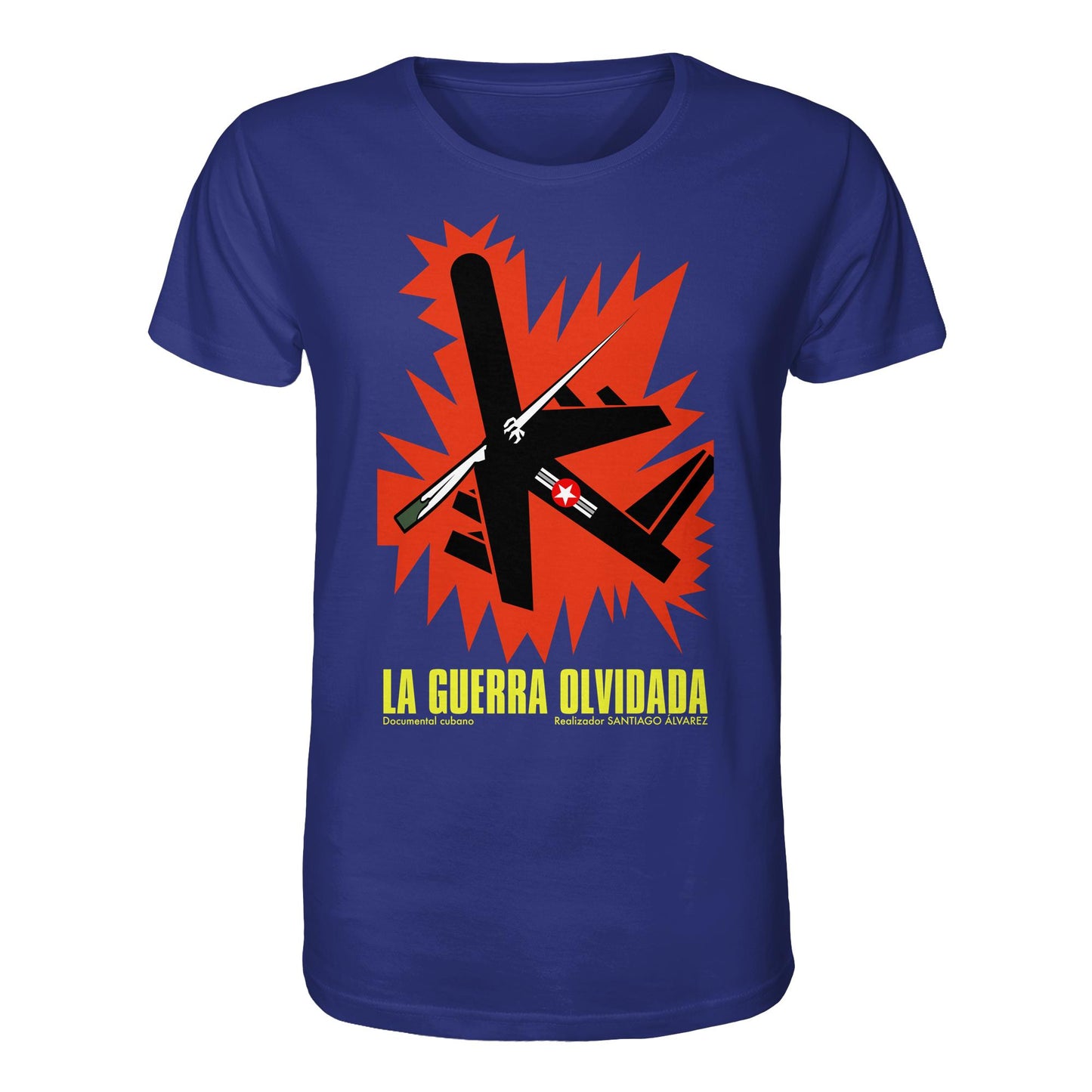 DDR Ostalgie Bio-Shirt Unisex • KUBA - LA GUERRA OLVIDADA (ORIGINAL POSTER)