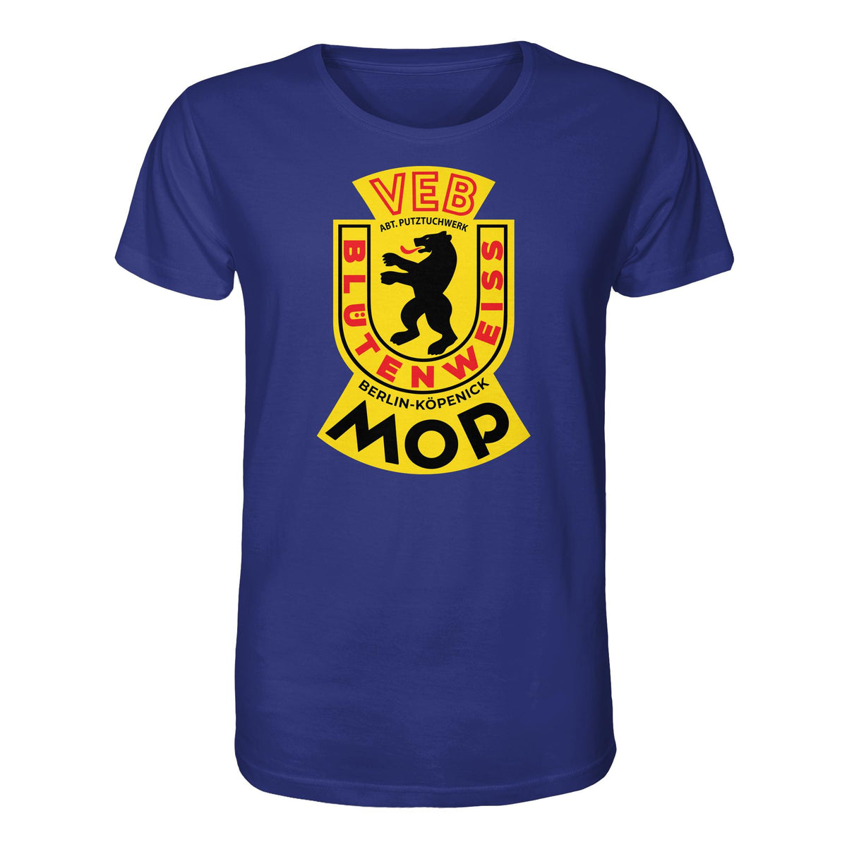DDR Ostalgie Bio-Shirt Unisex • VEB PUTZTUCHWERK BERLIN-KÖPENICK