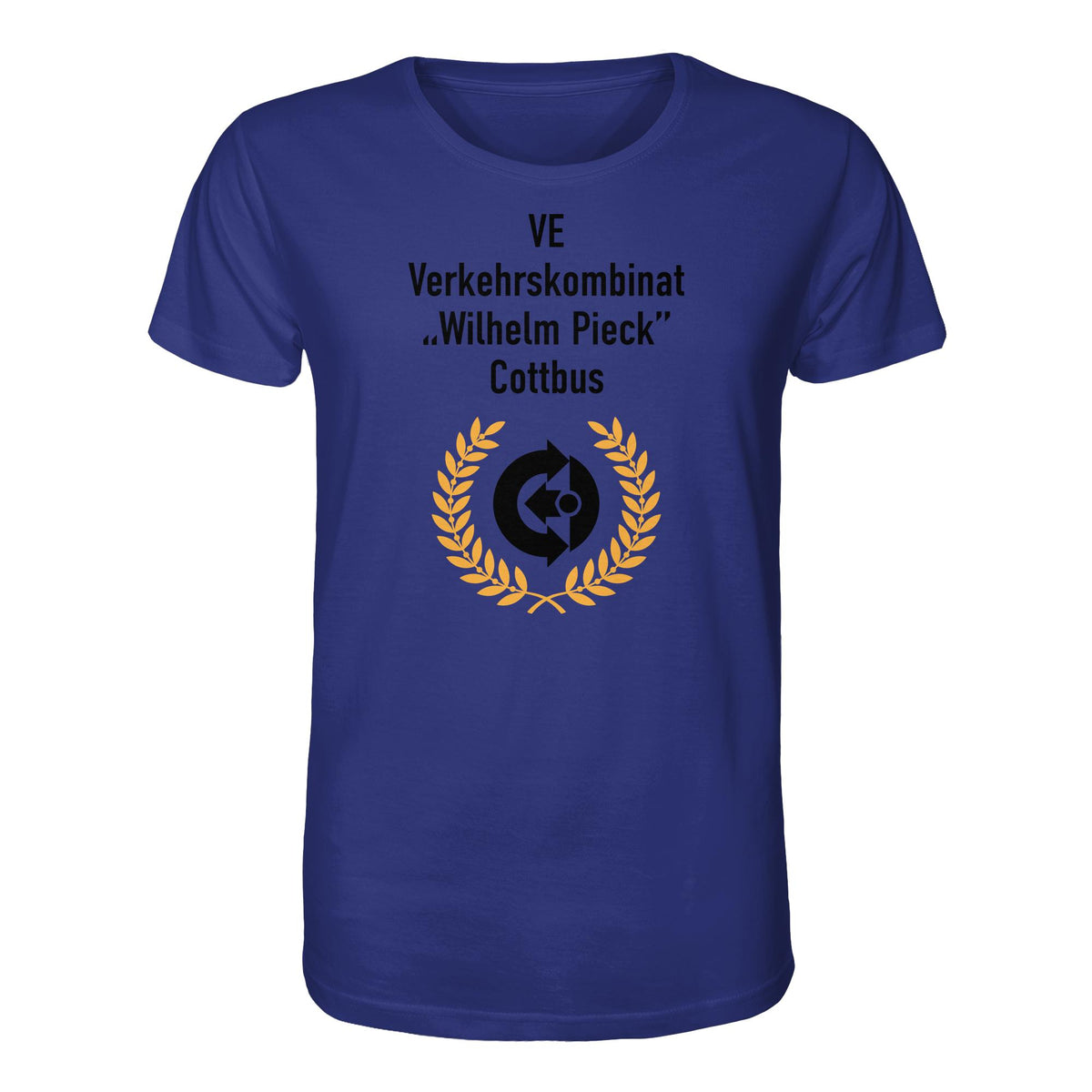 DDR Ostalgie Bio-Shirt Unisex • VE VERKEHRSKOMBINAT WILHELM PIECK COTTBUS