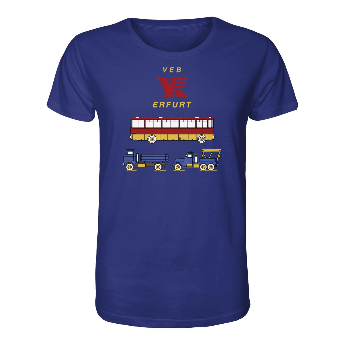 DDR Ostalgie Bio-Shirt Unisex • VEB VERKEHRSKOMBINAT ERFURT