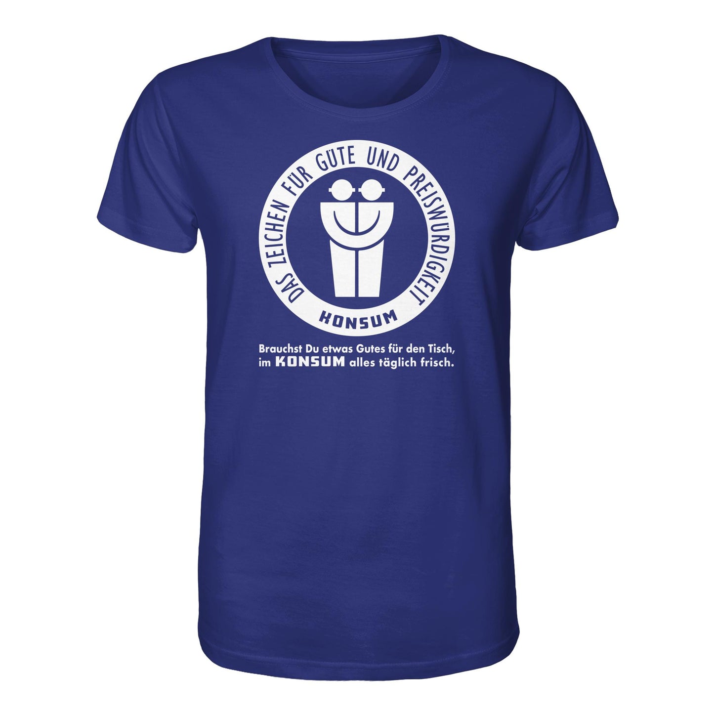 DDR Ostalgie Bio-Shirt Unisex • KONSUM - DAS ZEICHEN FÜR GÜTE UND PREISWÜRDIGKEIT