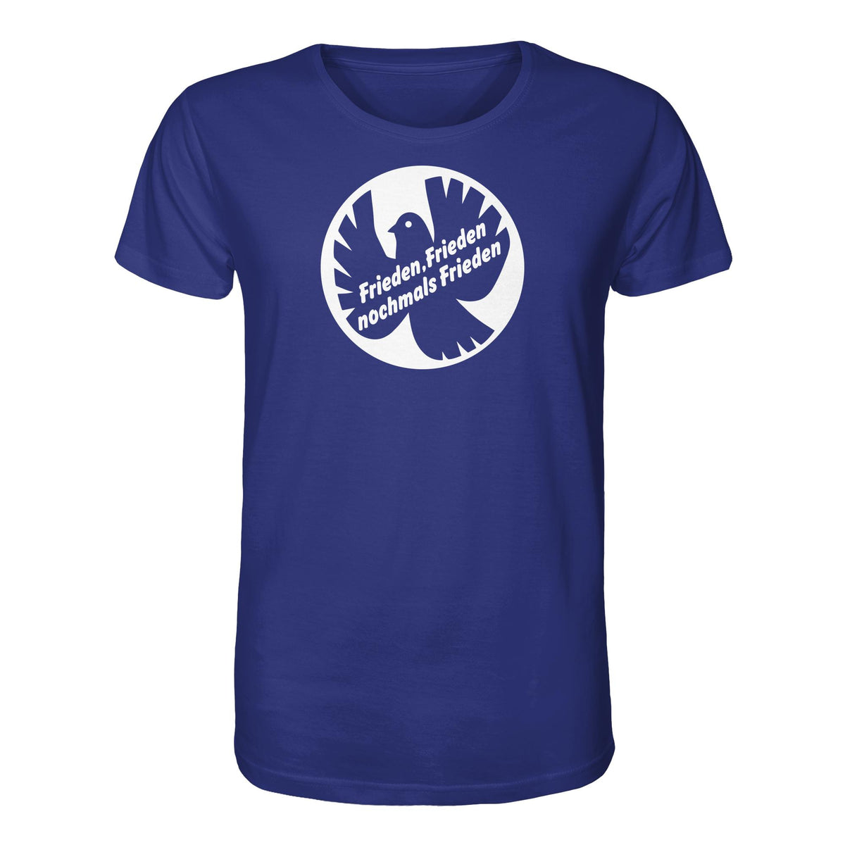 DDR Ostalgie Bio-Shirt Unisex • FRIEDEN, FRIEDEN NOCHMALS FRIEDEN (ORIGINAL BANNER)