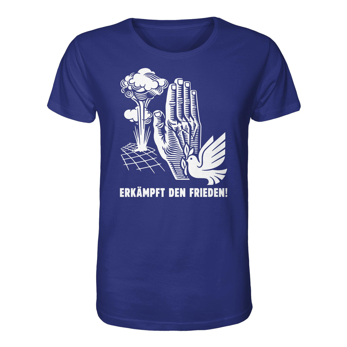 DDR Ostalgie Bio-Shirt Unisex • ERKÄMPFT DEN FRIEDEN! (ORIGINAL-PLAKAT)