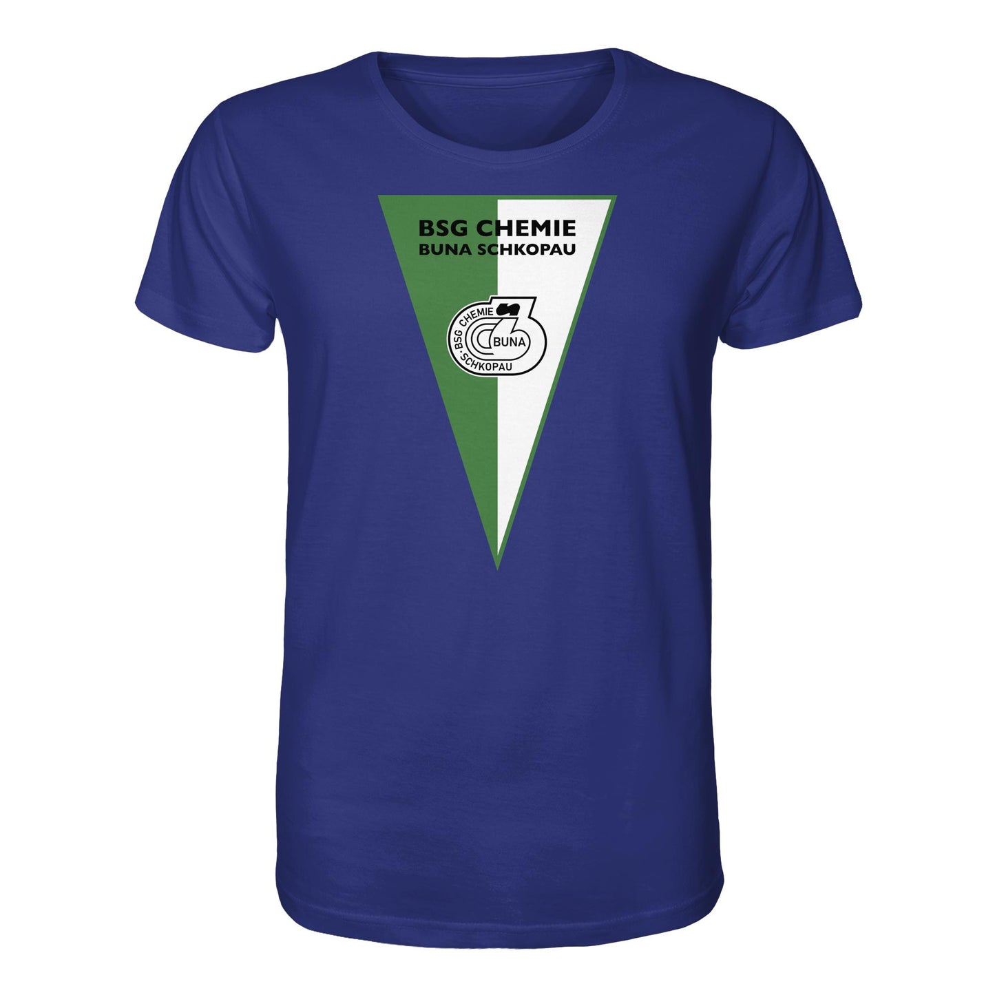 DDR Ostalgie Bio-Shirt Unisex • BSG CHEMIE BUNA SCHKOPAU (ORIGINALWIMPEL)