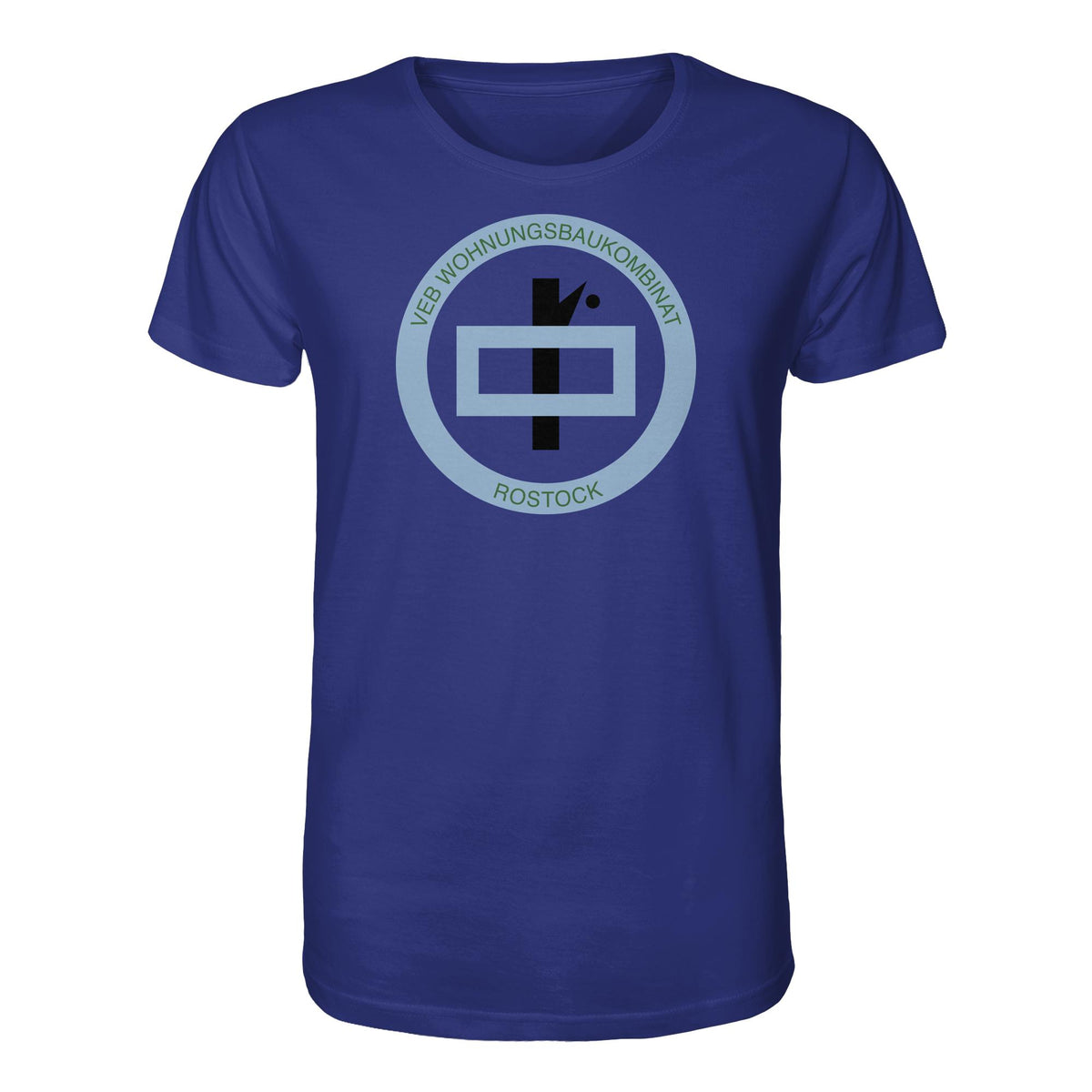 DDR Ostalgie Bio-Shirt Unisex • VEB WOHNUNGSBAUKOMBINAT ROSTOCK