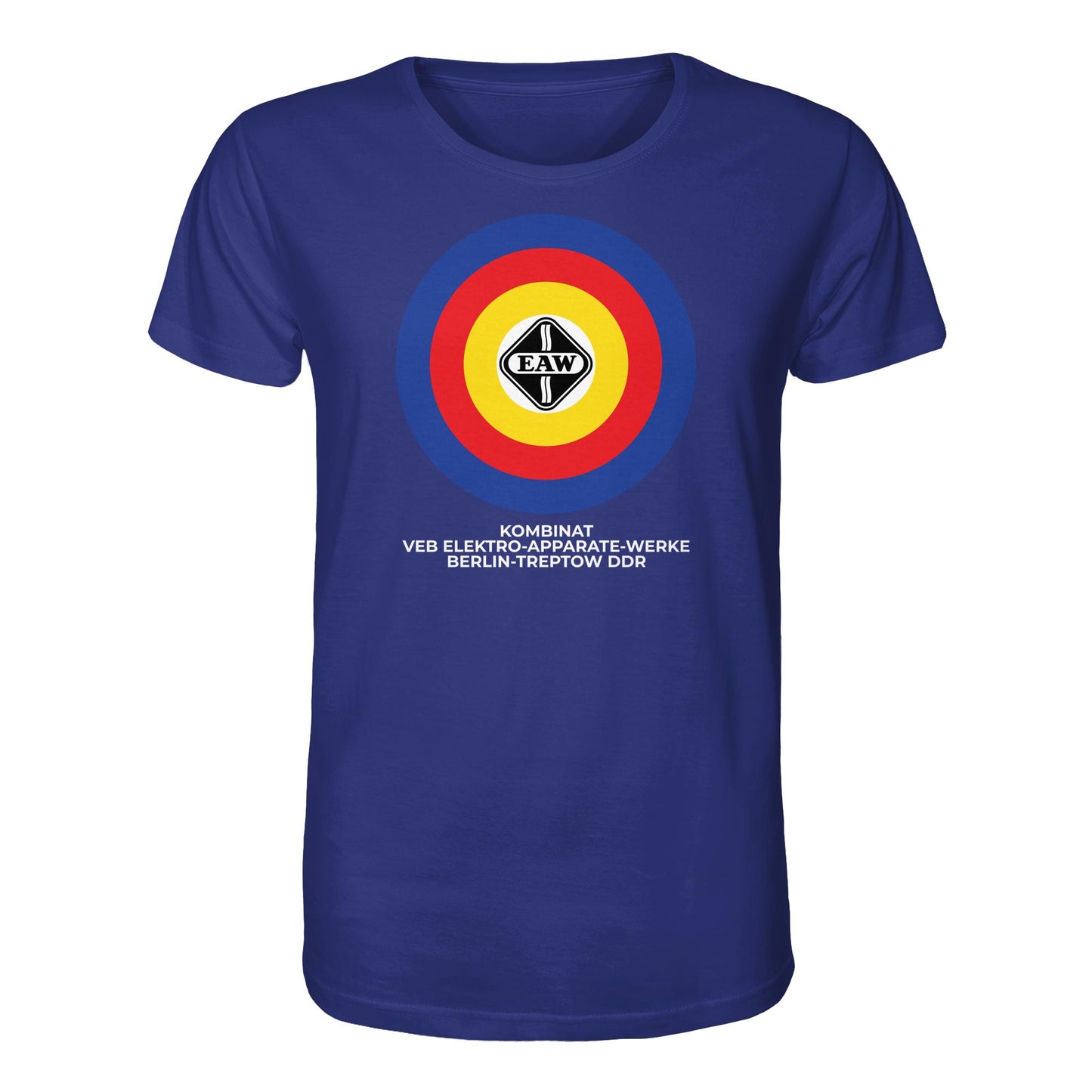 DDR Ostalgie Bio-Shirt Unisex • VEB ELEKTRO-APPARATE-WERKE BERLIN-TREPTOW