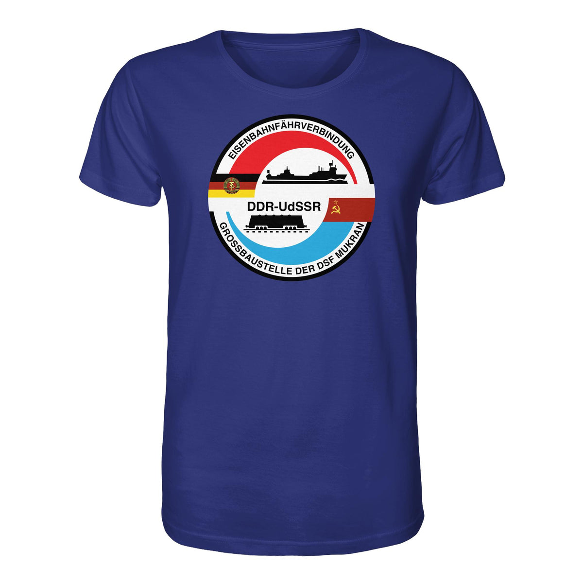DDR Ostalgie Bio-Shirt Unisex • GROSSBAUSTELLE DER DSF MUKRAN
