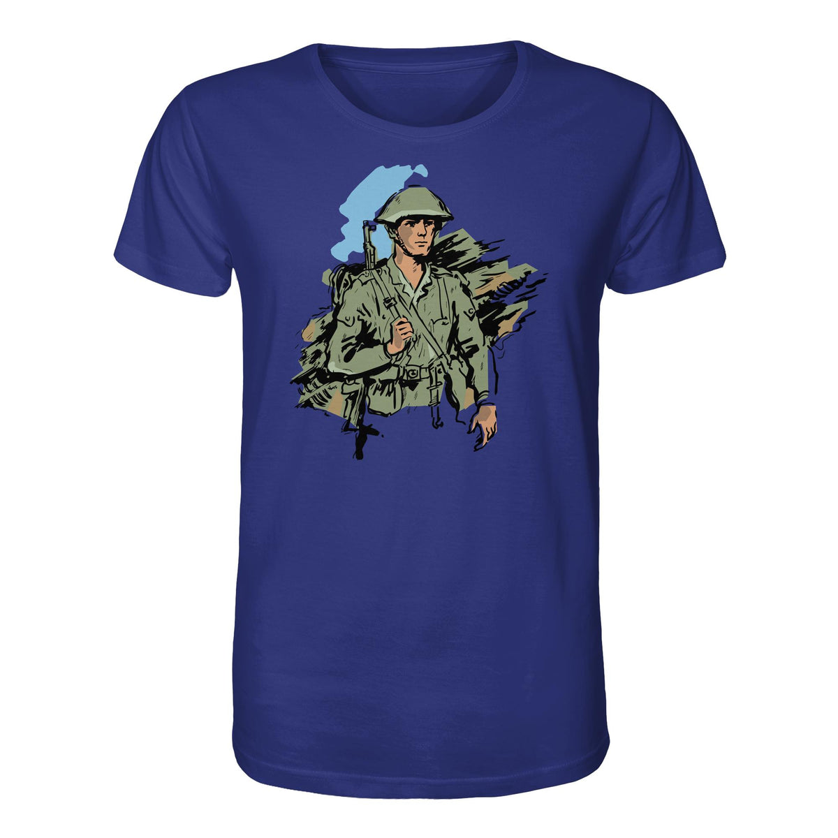 DDR Ostalgie Bio-Shirt Unisex • NVA-SOLDAT (ORIGINAL-ILLUSTRATION)