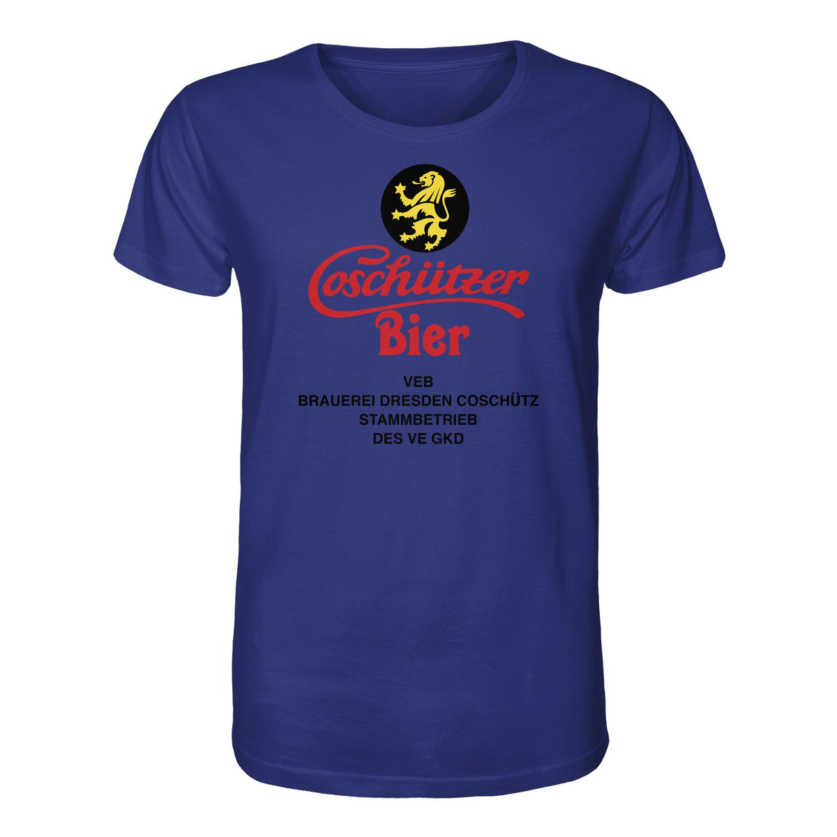 DDR Ostalgie Bio-Shirt Unisex • COSCHÜTZER BIER - VEB BRAUER DRESDEN