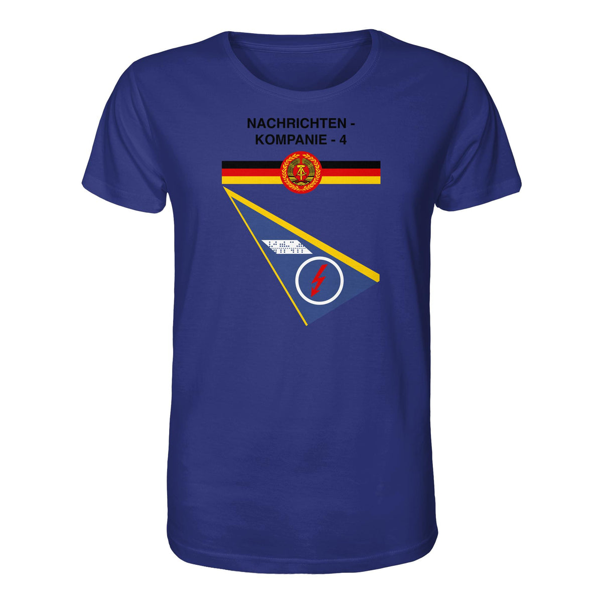 DDR Ostalgie Bio-Shirt Unisex • NVA - NACHRICHTENKOMPANIE 4