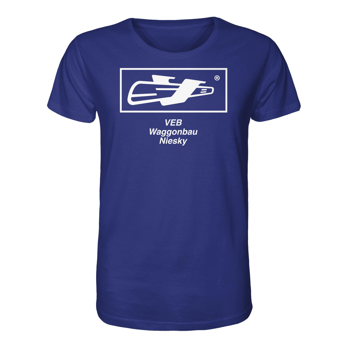 DDR Ostalgie Bio-Shirt Unisex • VEB WAGGONBAU NIESKY