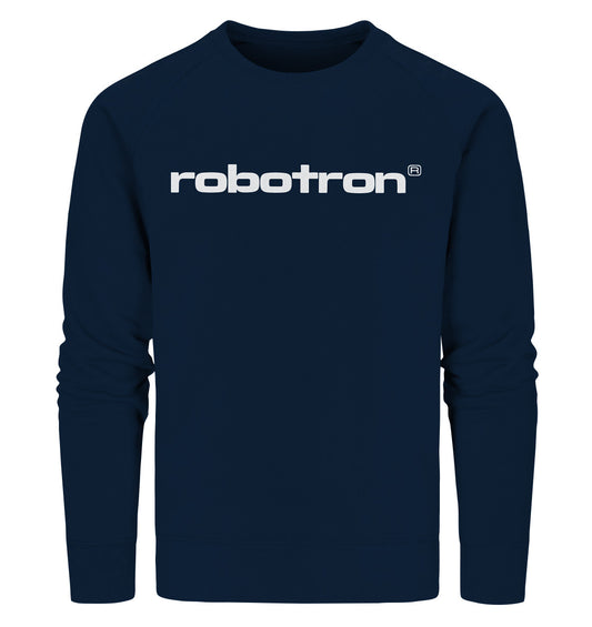 PREMIUM ORGANIC SWEATER UNISEX •  ROBOTRON - DUNKEL