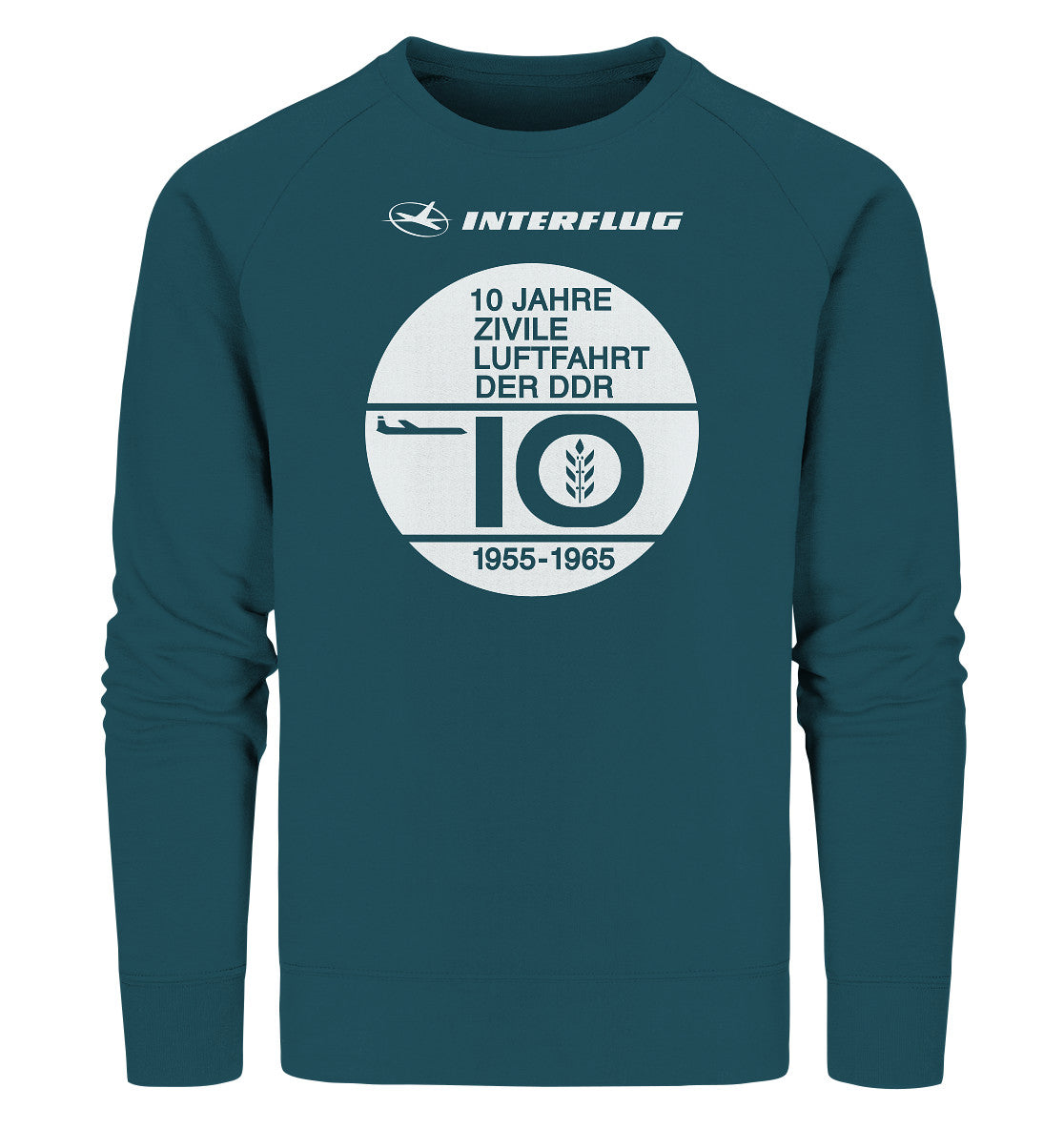 PREMIUM ORGANIC SWEATER UNISEX • 10 JAHRE INTERFLUG