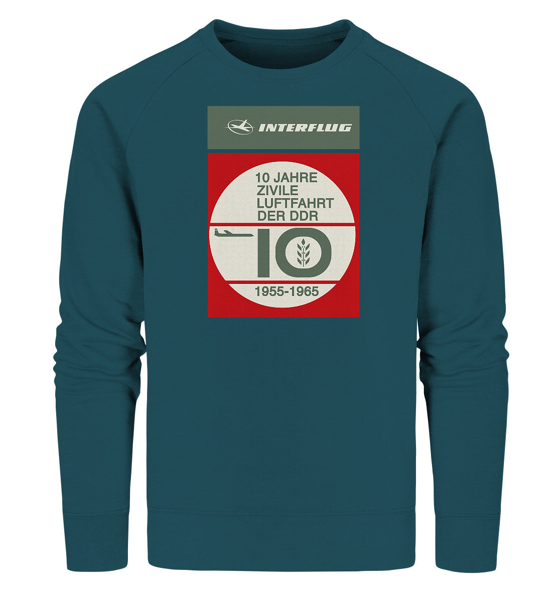 PREMIUM ORGANIC SWEATER UNISEX • 10 JAHRE INTERFLUG