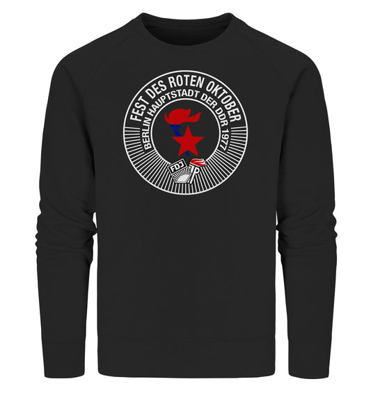 PREMIUM ORGANIC SWEATER UNISEX • FEST DES ROTEN OKTOBER 1977 - TRANSPARENT