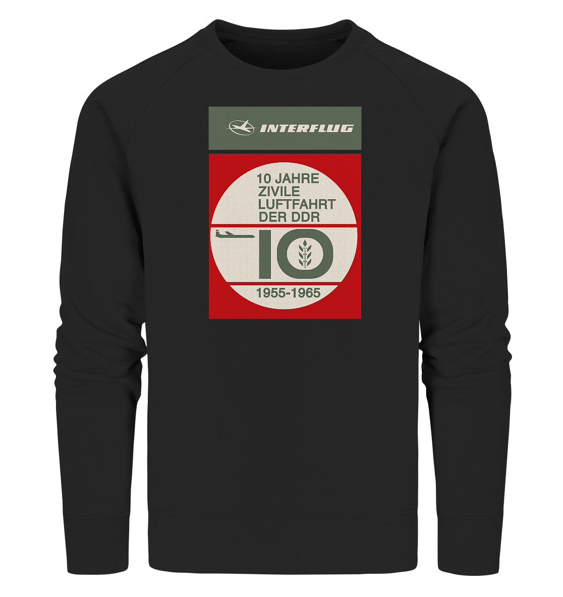 PREMIUM ORGANIC SWEATER UNISEX • 10 JAHRE INTERFLUG