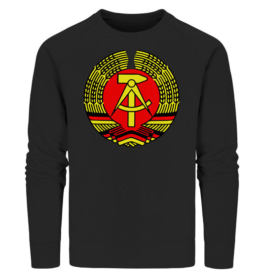 PREMIUM ORGANIC SWEATER UNISEX • DDR EMBLEM