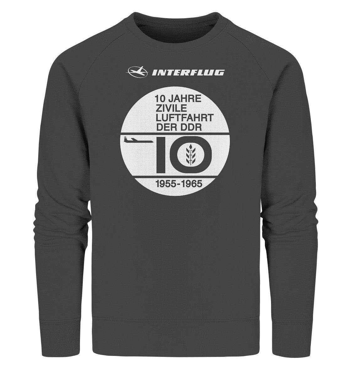 PREMIUM ORGANIC SWEATER UNISEX • 10 JAHRE INTERFLUG