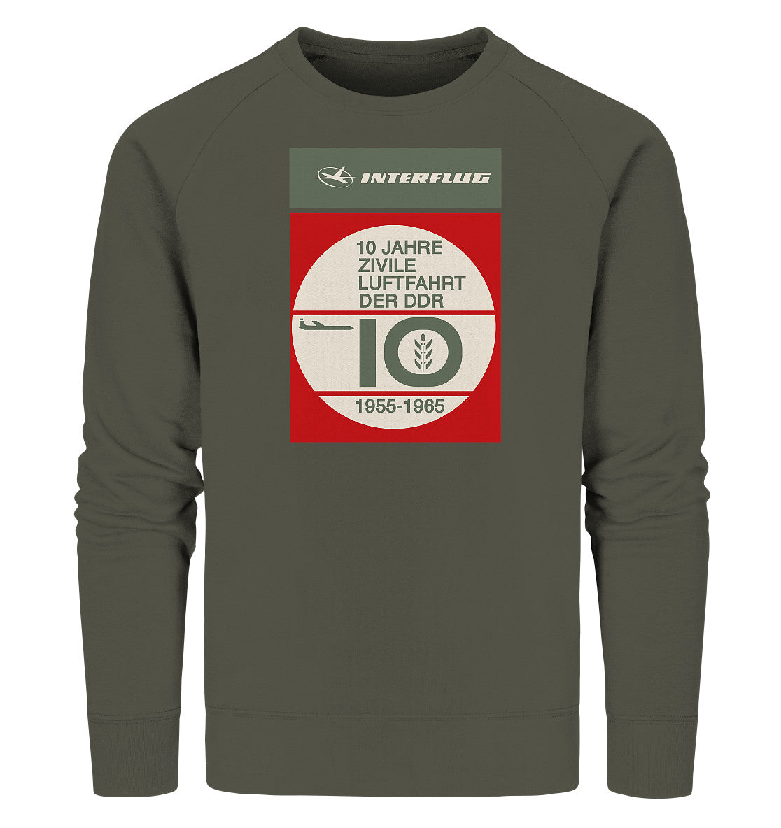 PREMIUM ORGANIC SWEATER UNISEX • 10 JAHRE INTERFLUG