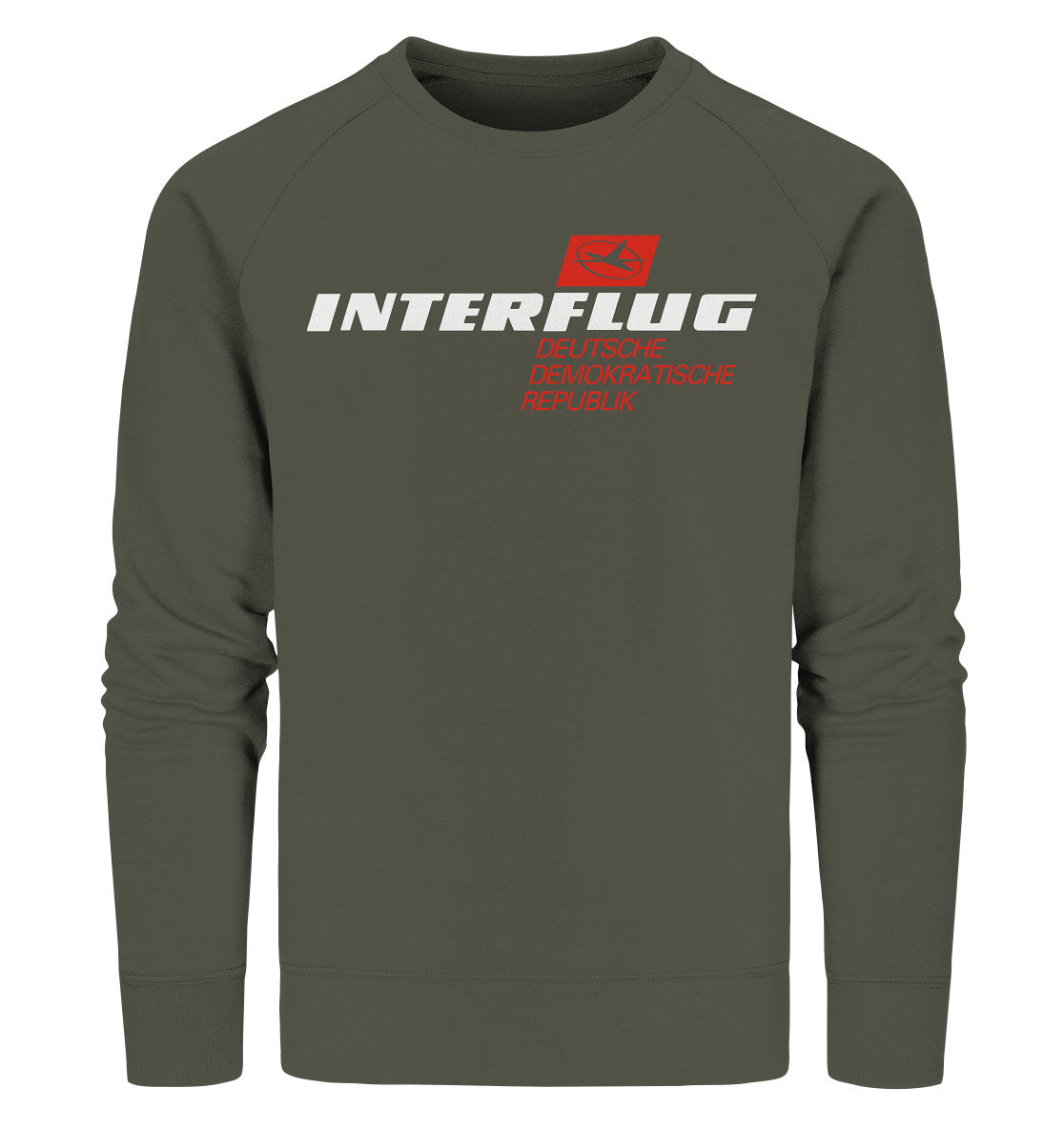 PREMIUM ORGANIC SWEATER UNISEX • INTERFLUG - DUNKEL
