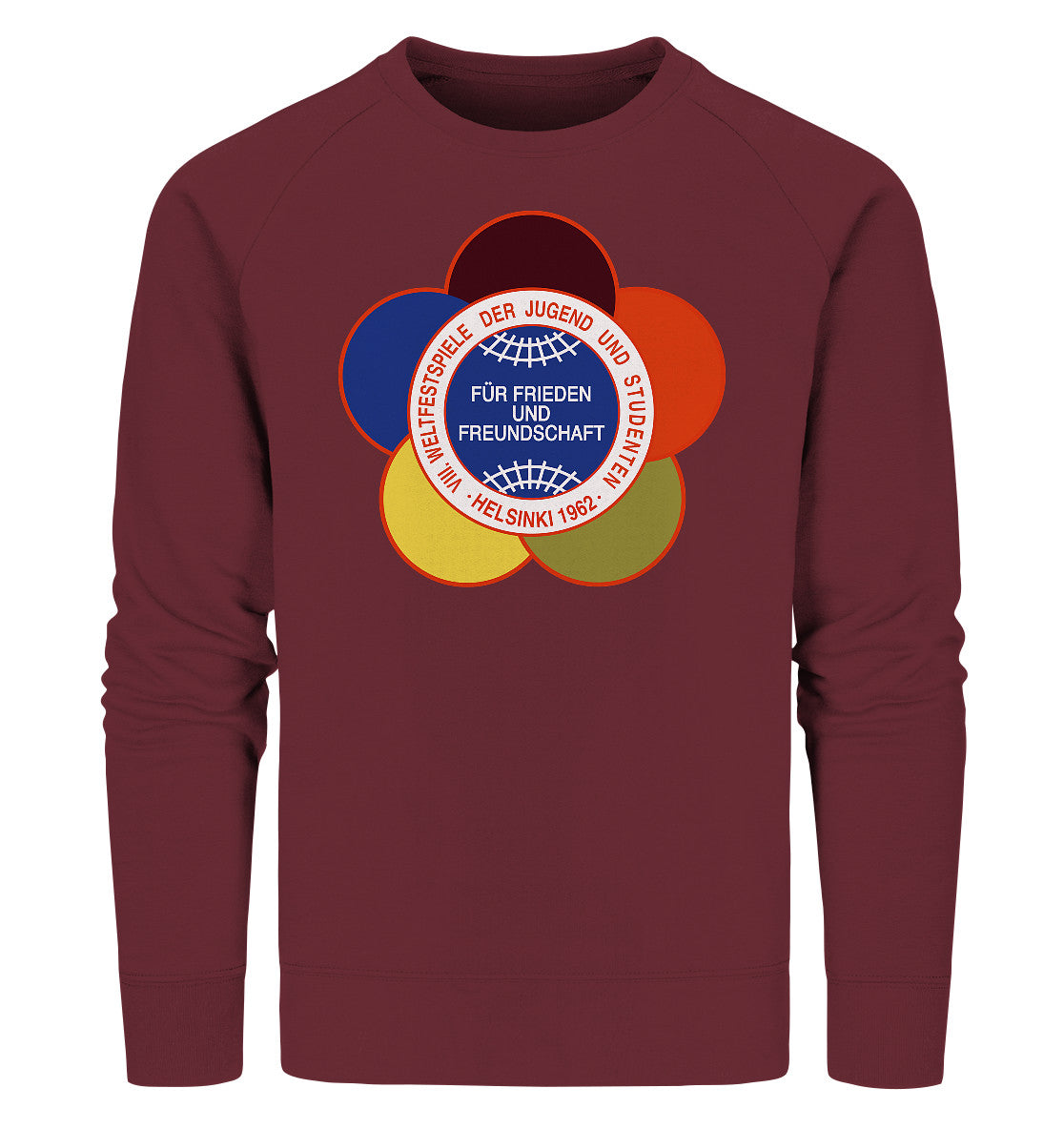 PREMIUM ORGANIC SWEATER UNISEX • WELTFESTSPIELE DER JUGEND - HELSINKI 1962
