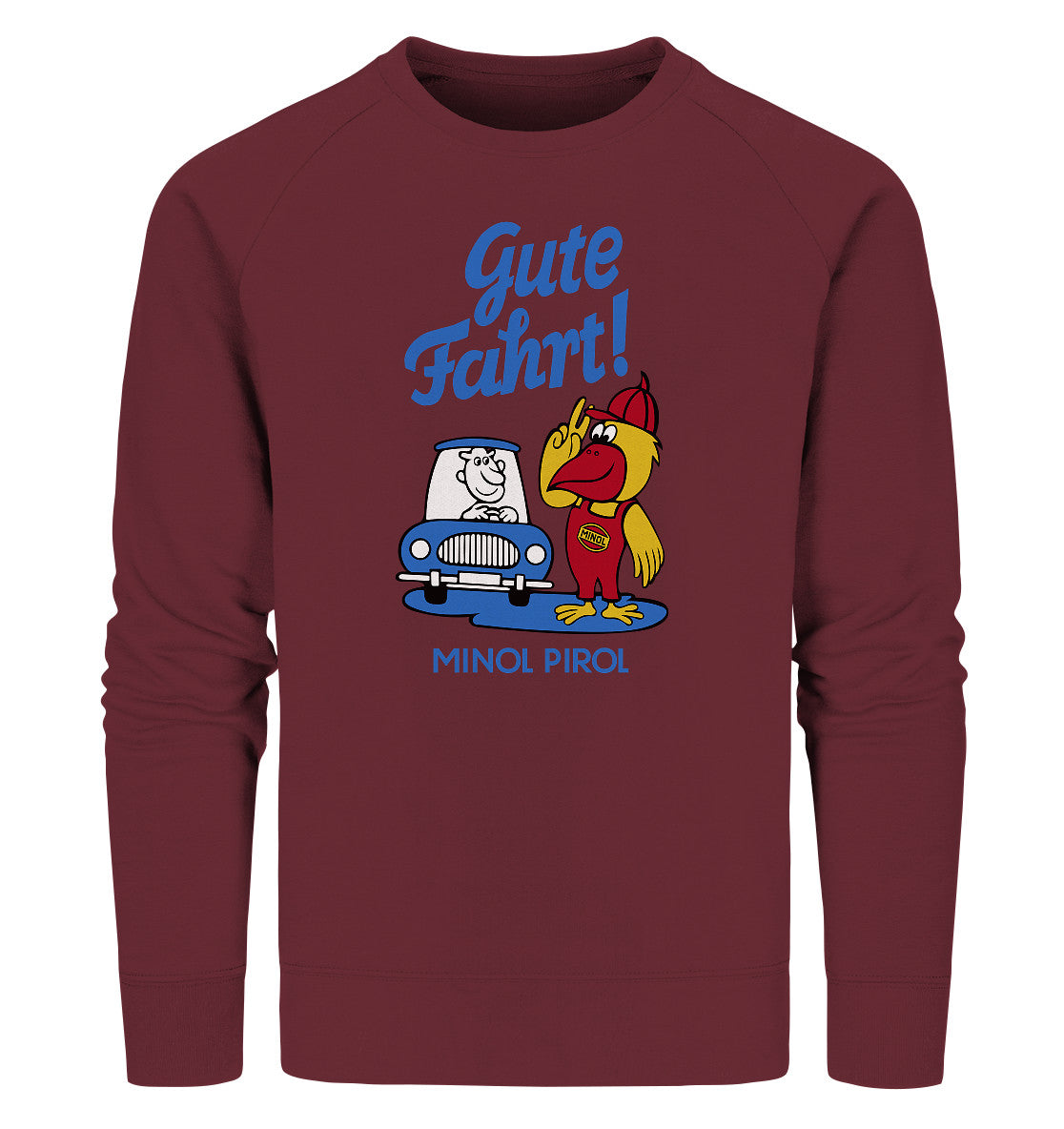 PREMIUM ORGANIC SWEATER UNISEX • GUTE FAHRT! MINOL PIROL
