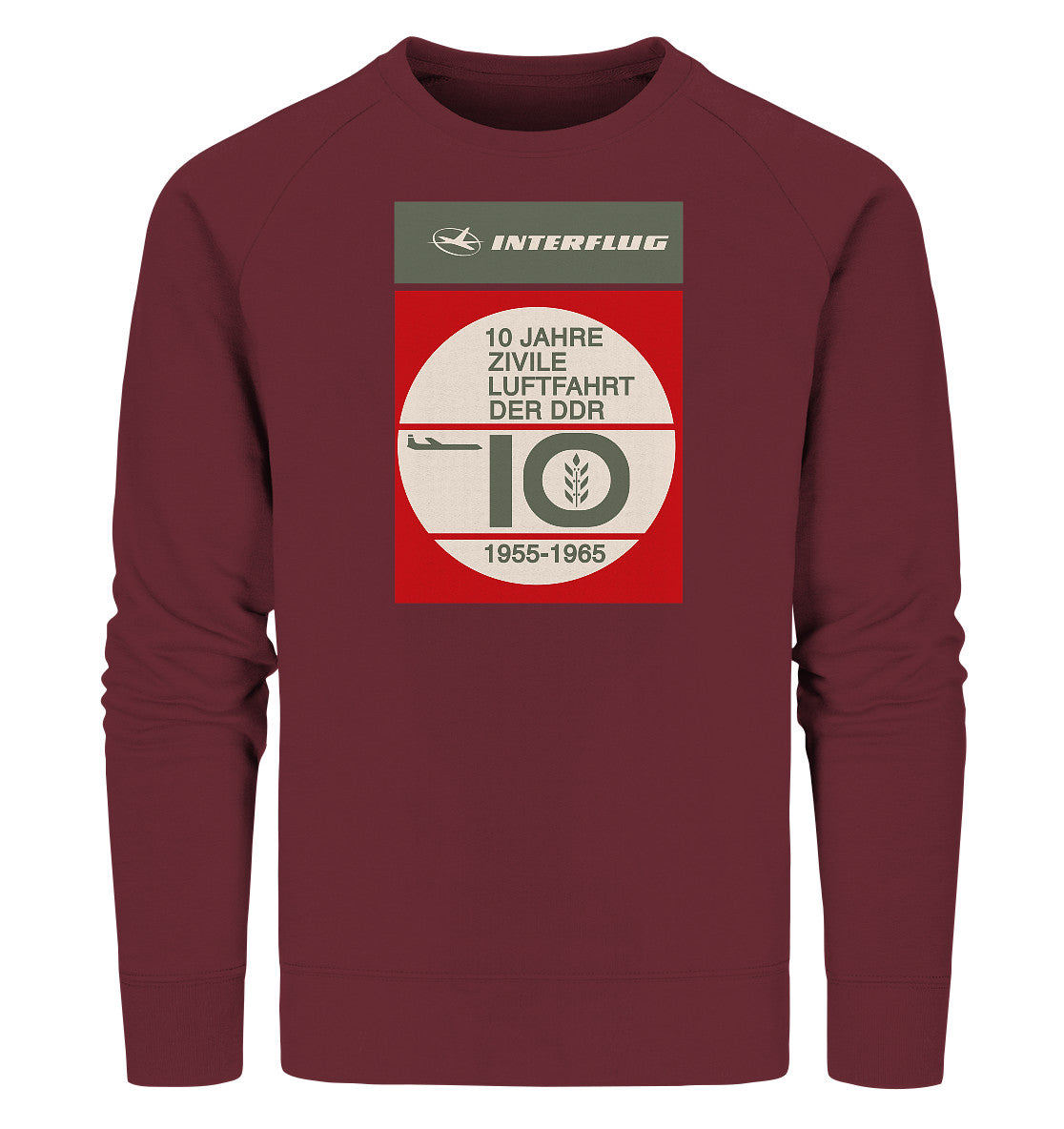 PREMIUM ORGANIC SWEATER UNISEX • 10 JAHRE INTERFLUG