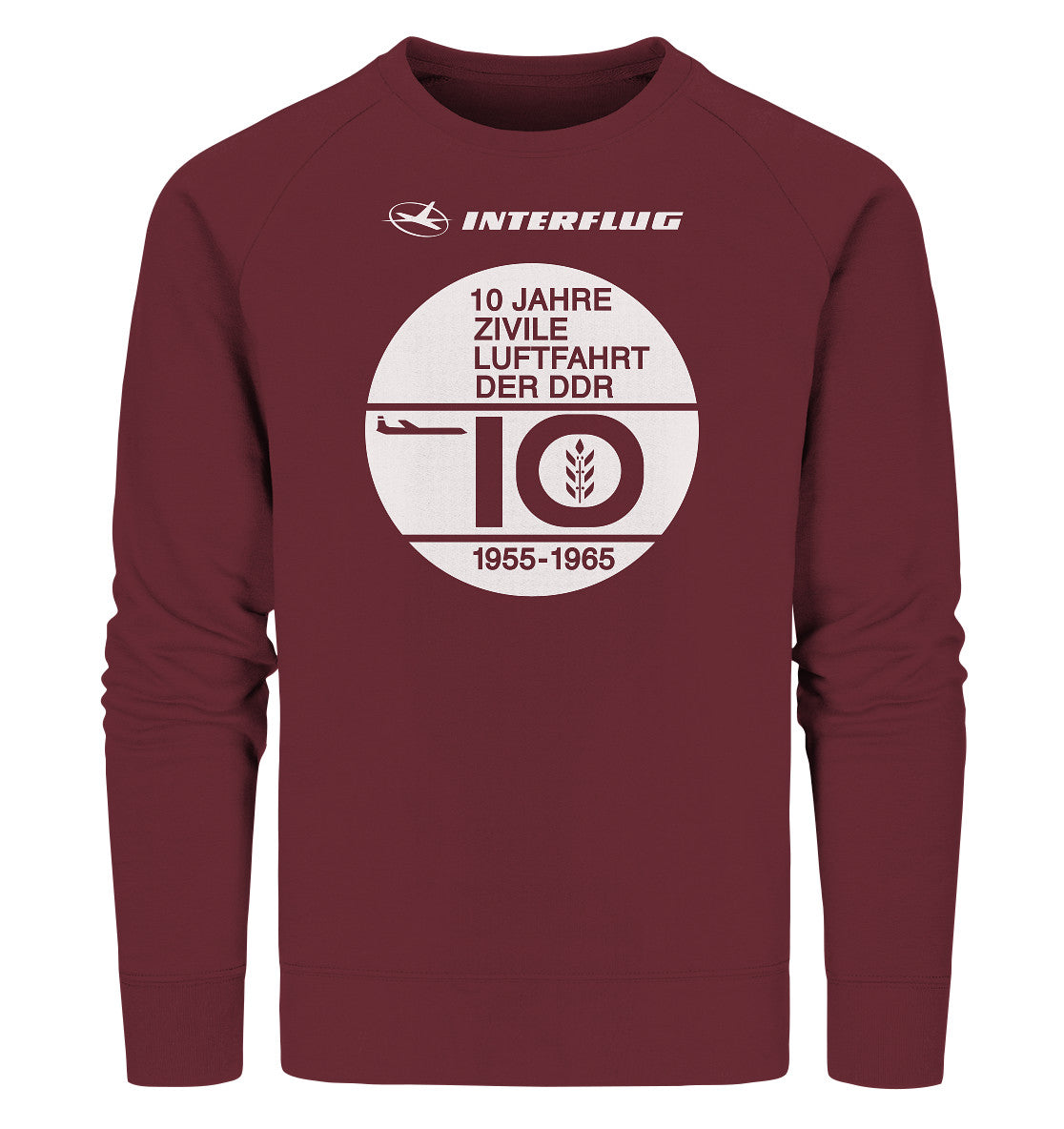 PREMIUM ORGANIC SWEATER UNISEX • 10 JAHRE INTERFLUG