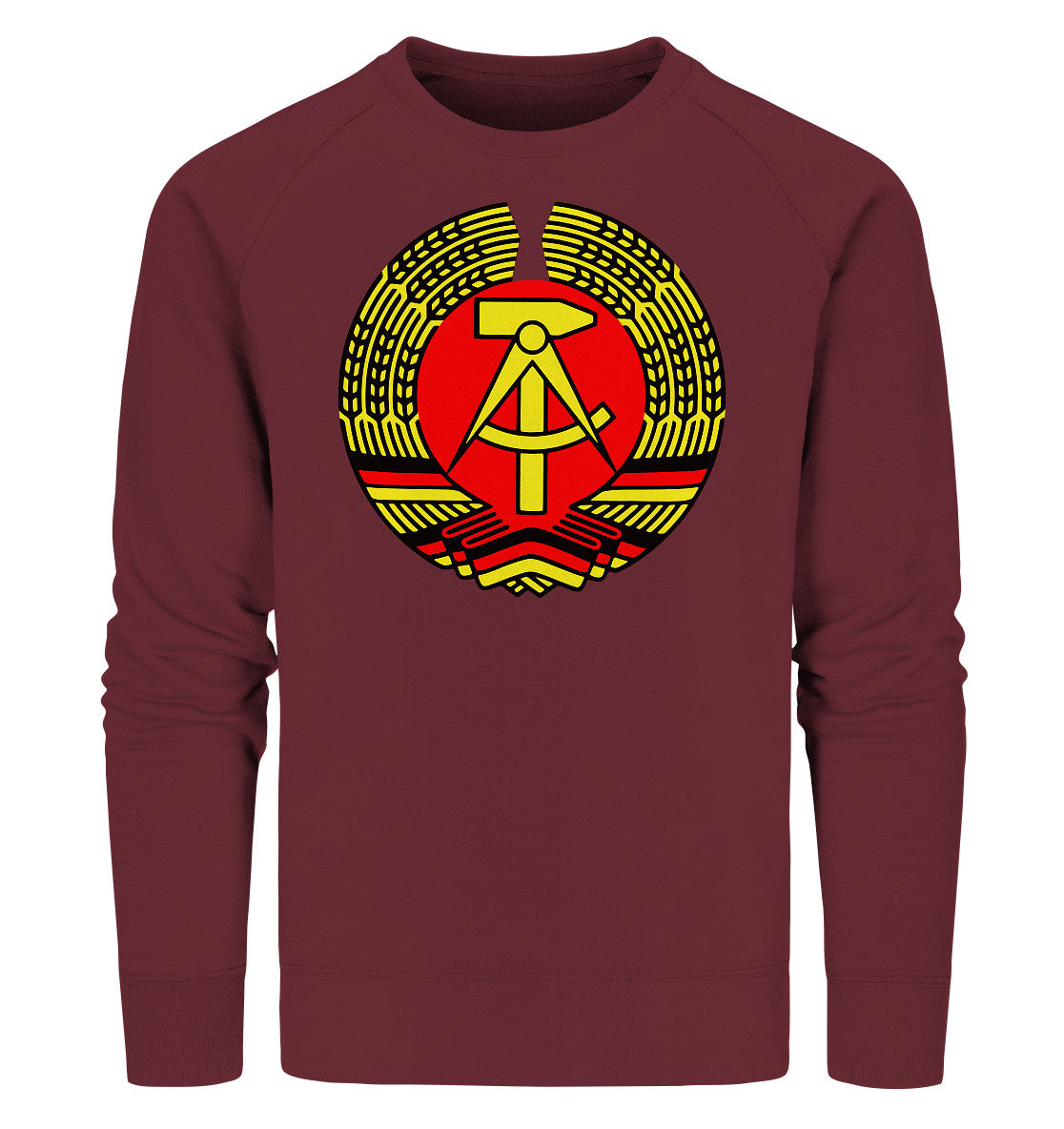 PREMIUM ORGANIC SWEATER UNISEX • DDR EMBLEM