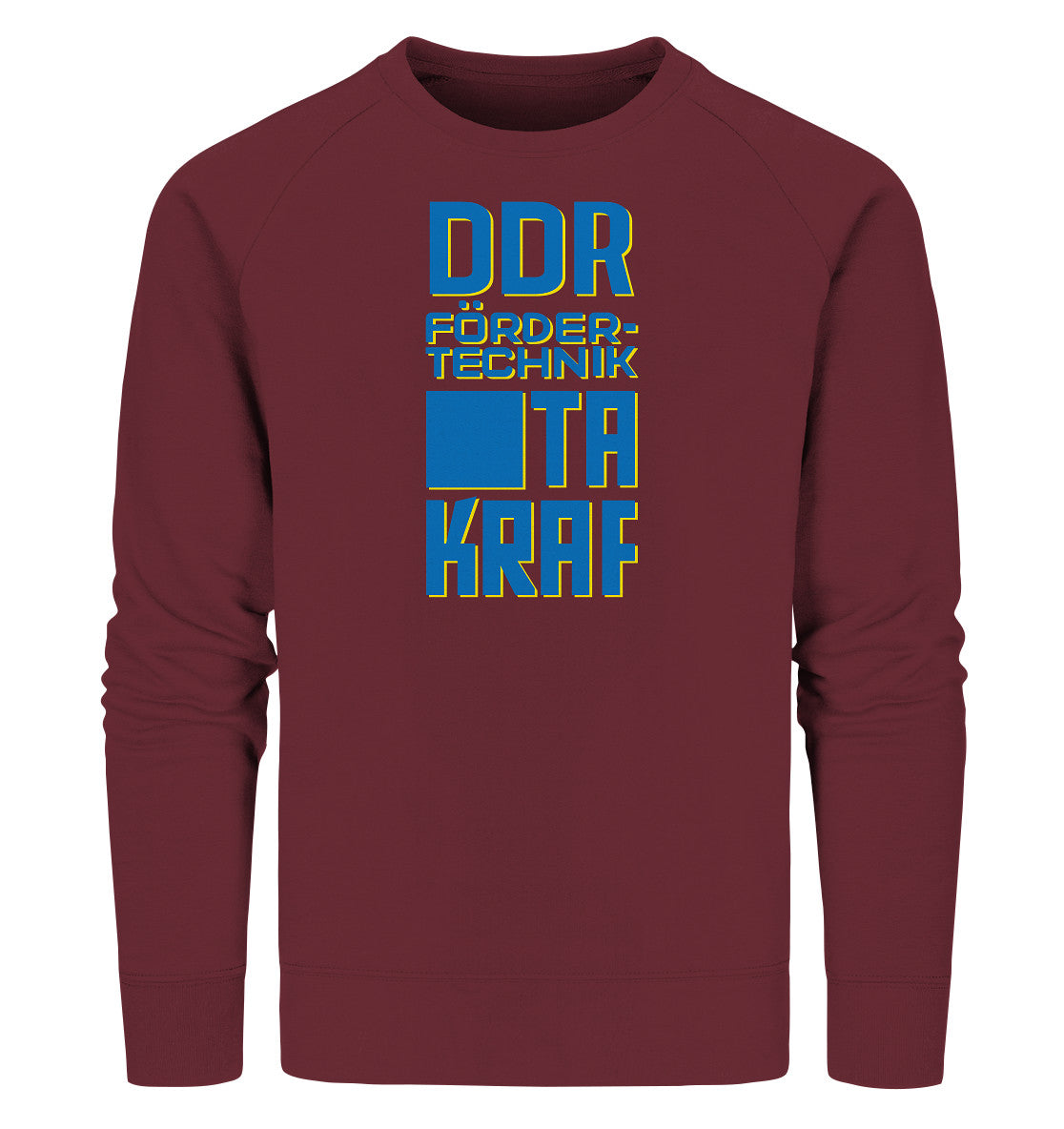 PREMIUM ORGANIC SWEATER UNISEX •  DDR FÖRDERTECHNIK TAKRAF