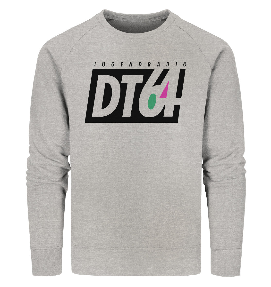 PREMIUM ORGANIC SWEATER UNISEX • DT64 JUGENDRADIO - HELL