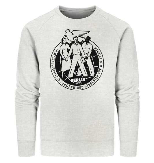 PREMIUM ORGANIC SWEATER UNISEX • 3. WELTFESTSPIELE DER JUGEND 1951