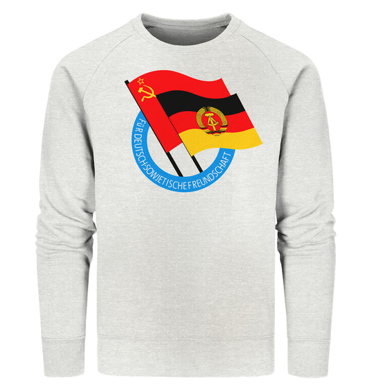 PREMIUM ORGANIC SWEATER UNISEX •  DEUTSCH SOWJETISCHE FREUNDSCHAFT