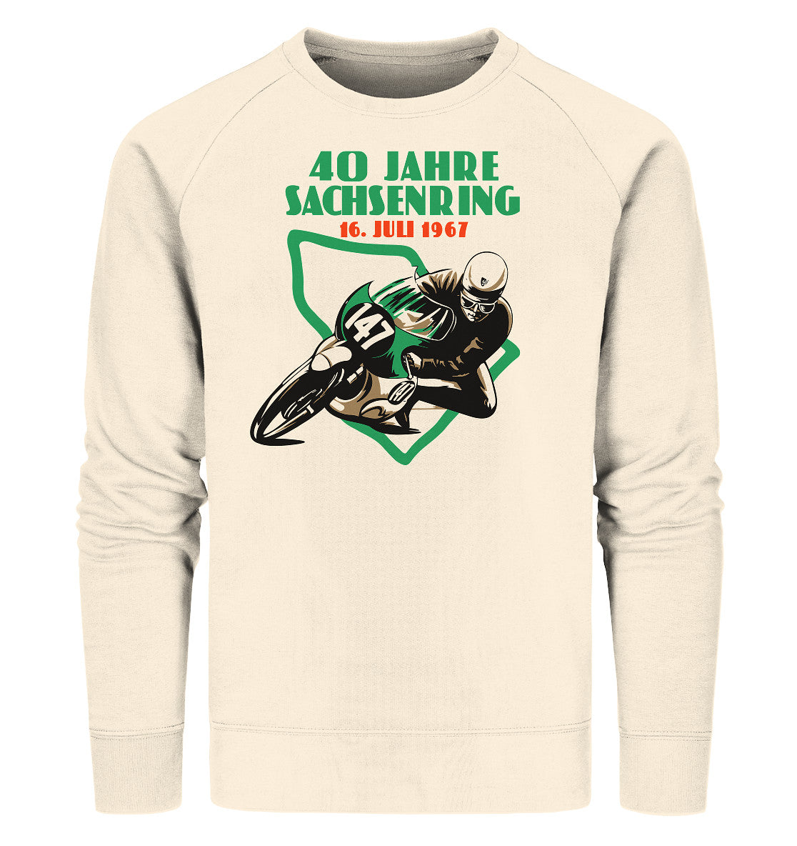 PREMIUM ORGANIC SWEATER UNISEX • 40 JAHRE SACHSENRING 1967